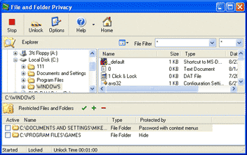 File and Folder Privacy